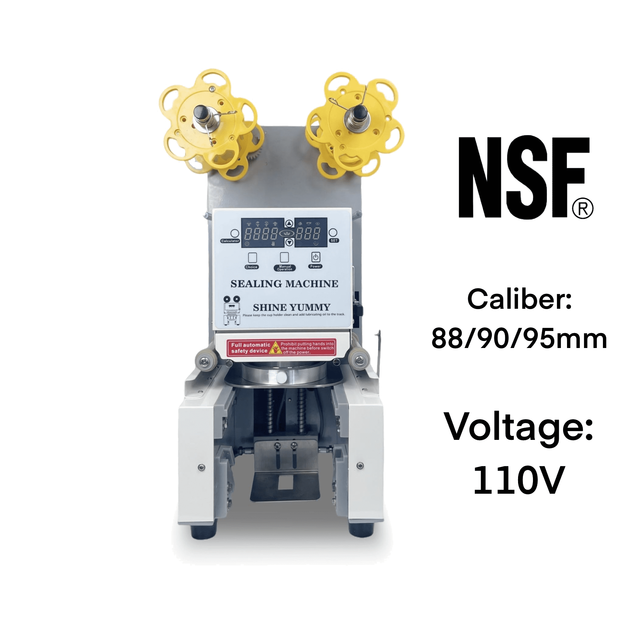 NSF Bubble Tea Cup Sealing Machine 88 90 95mm 01